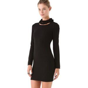 Diane von Furstenberg Black Crepe Giada Dress 10